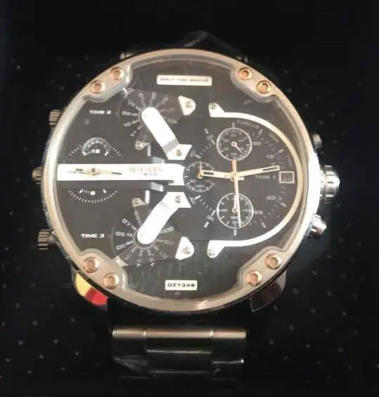 Diesel Reloj Plateado Mr.Daddy 2.0 cuarzo acero inoxidable con cronógr Foto 7263210-1.jpg
