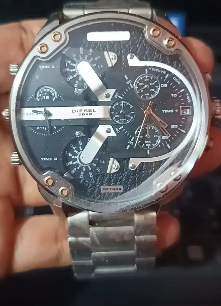 Diesel Reloj Plateado Mr.Daddy 2.0 cuarzo acero inoxidable con cronógr Foto 7263210-4.jpg