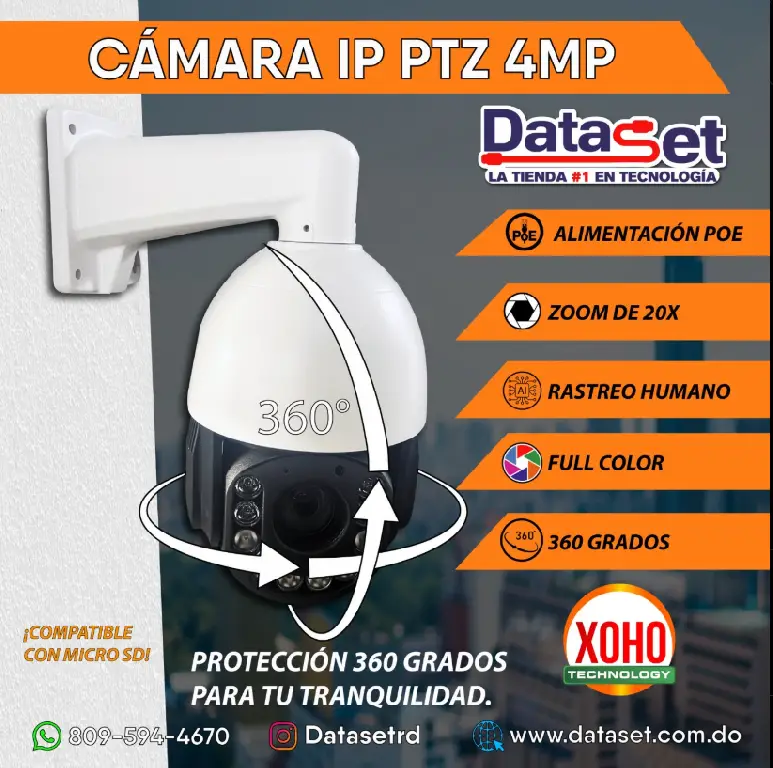  Cámara IP PTZ 4MP marca XOHO Foto 7263468-1.jpg