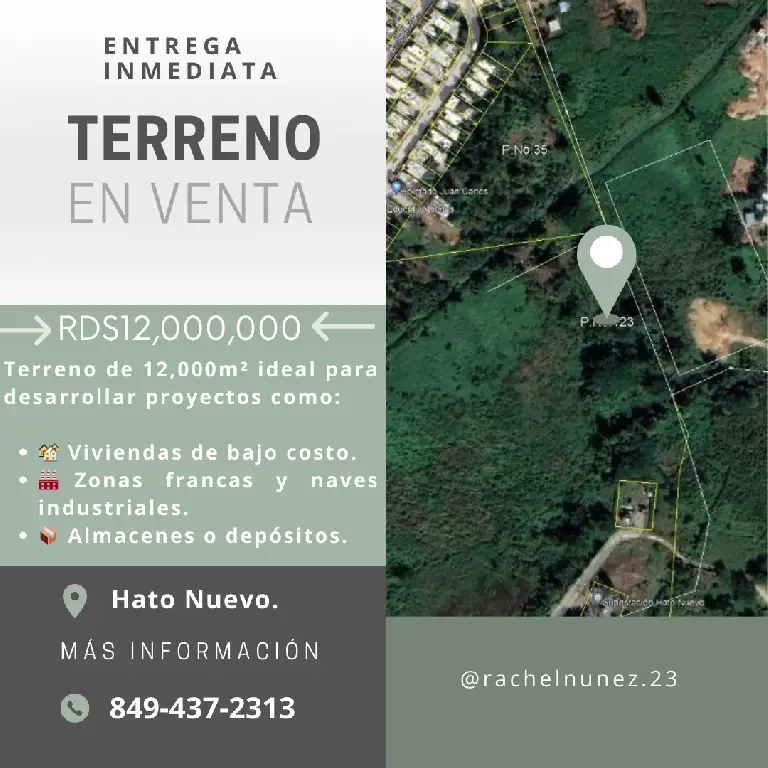 Vendo terreno en Hato Nuevo. Foto 7268290-1.jpg