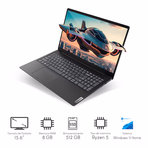 Lenovo V15 G4 Iru 156 Pulg Full HD Ryzen 5 8GB Ram 512GB SSD Nueva Foto 7271671-3.jpg