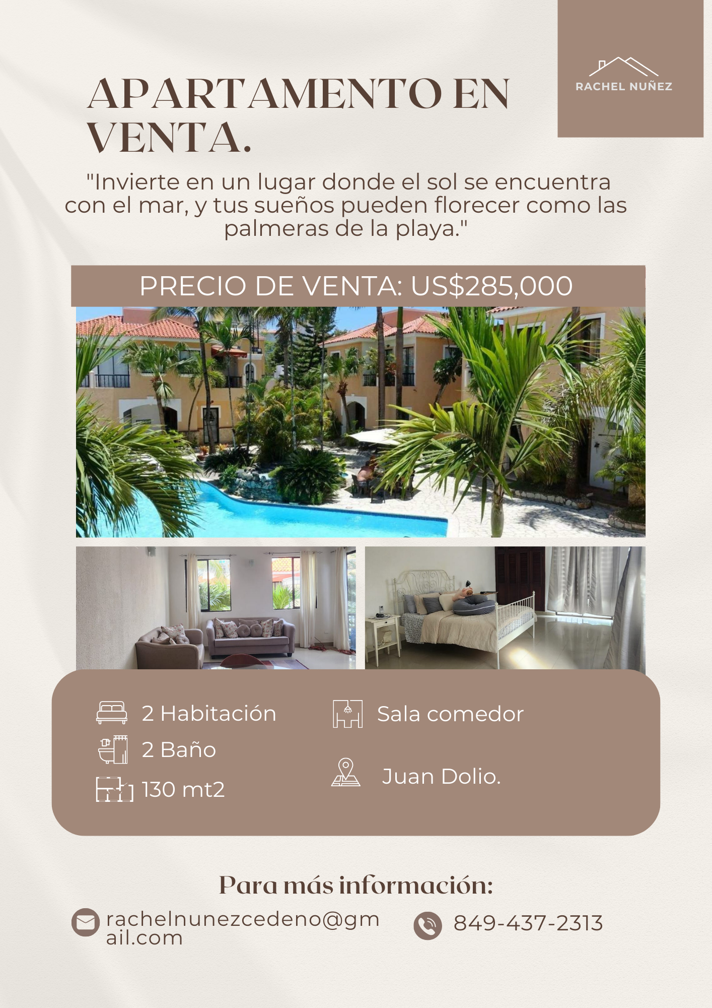 Apartamento de 2 Habitaciones en Venta en Juan Dolio.  Foto 7275705-1.jpg