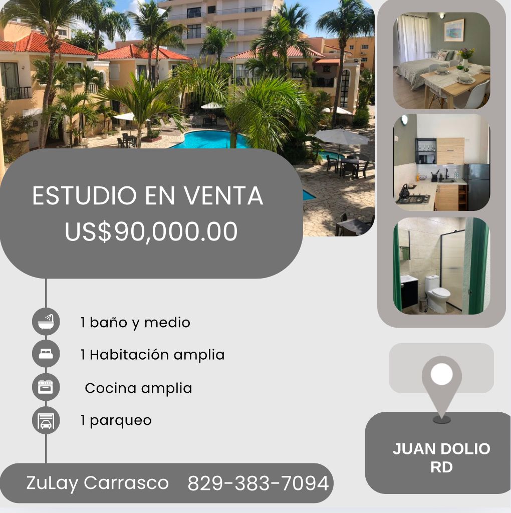 Estudio Tipo Loft en Juan Dolio Republica Dominicana Foto 7276058-1.jpg