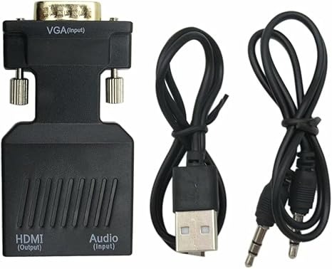 Adaptador VGA a HDMI Full HD 1080P audio video converter PC portátil a Foto 7276069-1.jpg