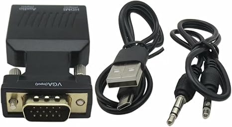 Adaptador VGA a HDMI Full HD 1080P audio video converter PC portátil a Foto 7276069-2.jpg
