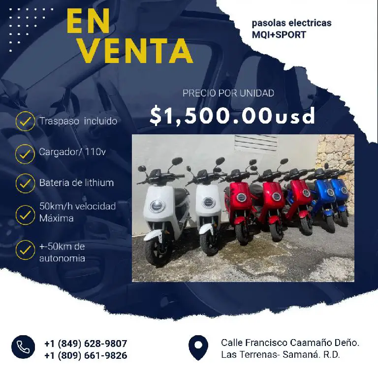 Ventas de Pasolas Eléctrica  en Samaná Foto 7276358-1.jpg