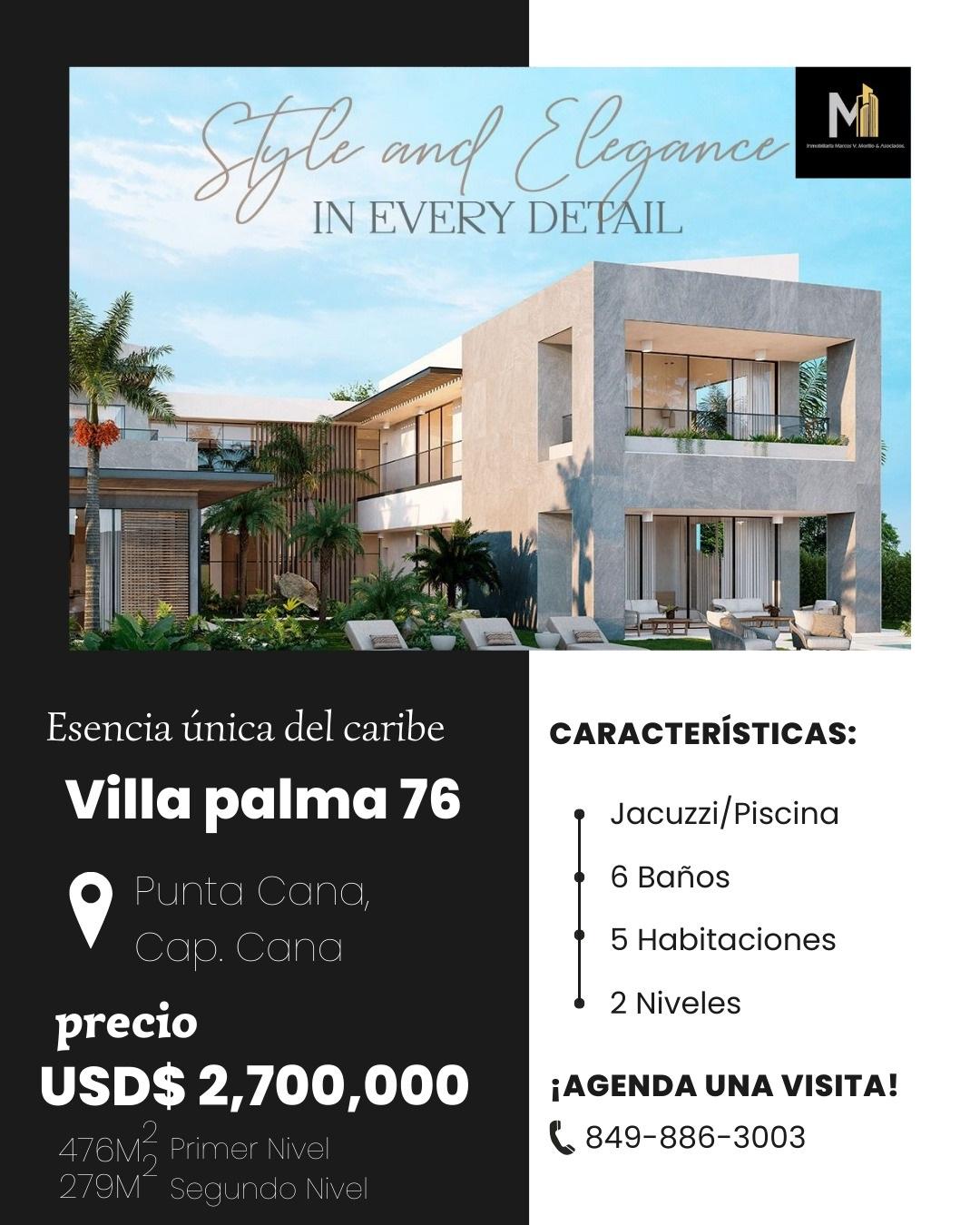 Vendo Villa Palma 76 lo mas exclusivo de Cap. Cana Foto 7276416-1.jpg