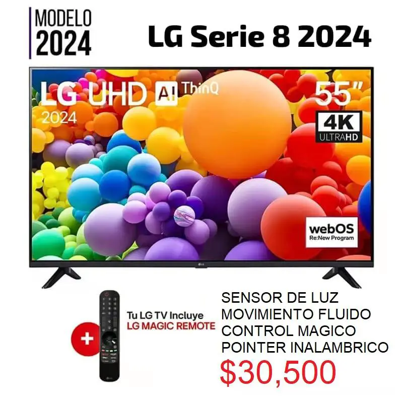 TV LG 55 PG. 4K SERIE 8 WEBOS 24 CONTROL MÁGICO  30500 Foto 7276558-1.jpg