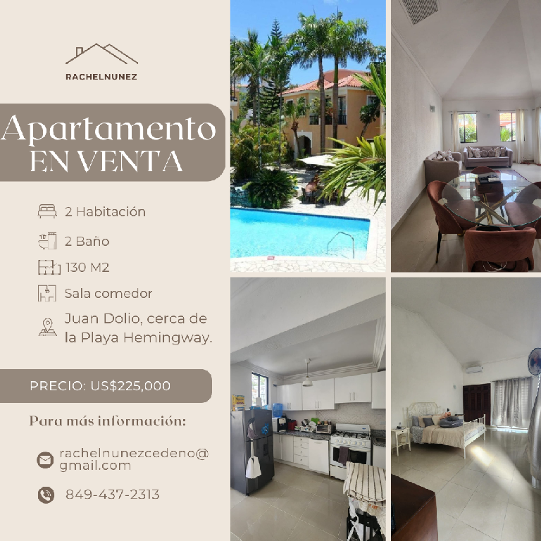 Apartamento de 2 Habitaciones en Venta en Juan Dolio. Foto 7276737-1.jpg