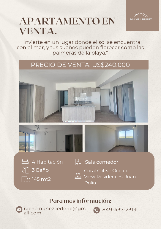 Apartamento de 4 Habitaciones en Venta en Juan Dolio. Foto 7276821-1.jpg