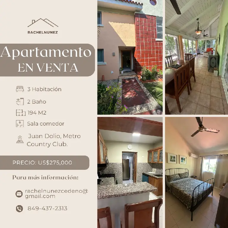 Villa de 3 Habitaciones en Venta en Juan Dolio. Foto 7276823-1.jpg