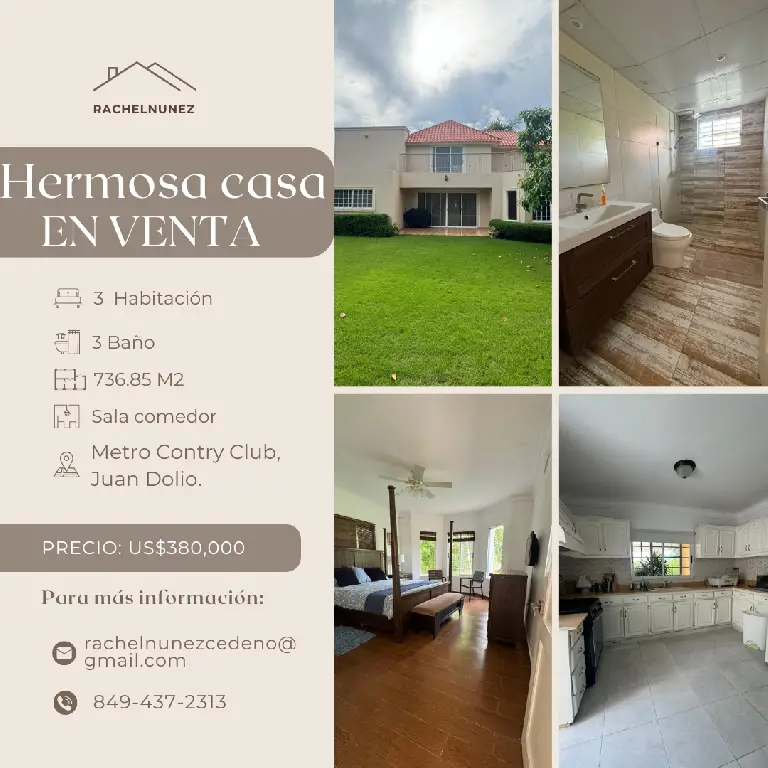 Villa de 3 Habitaciones en Venta en Juan Dolio. Foto 7276830-1.jpg