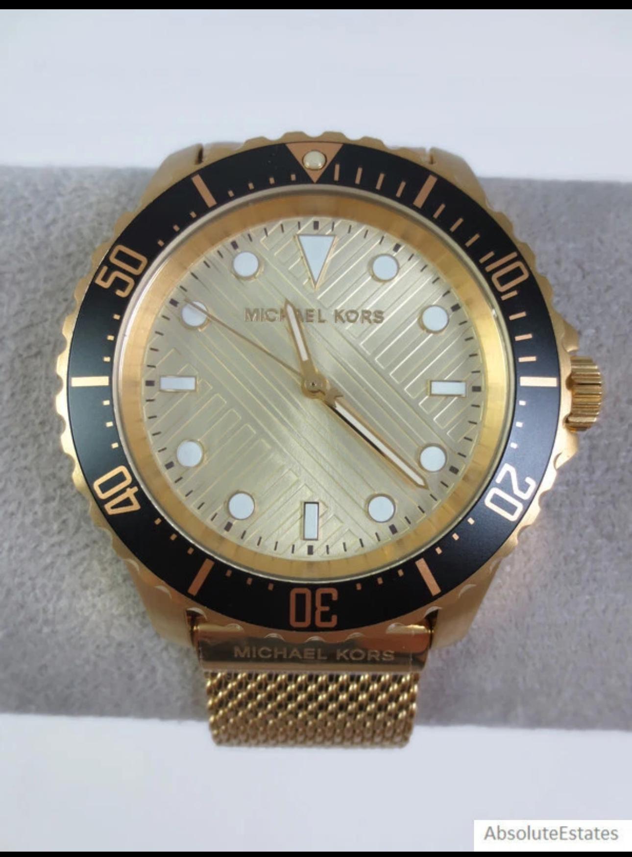 RELOJ MICHAEL KORS DE HOMBRE DORADO NUEVO Foto 7277082-3.jpg