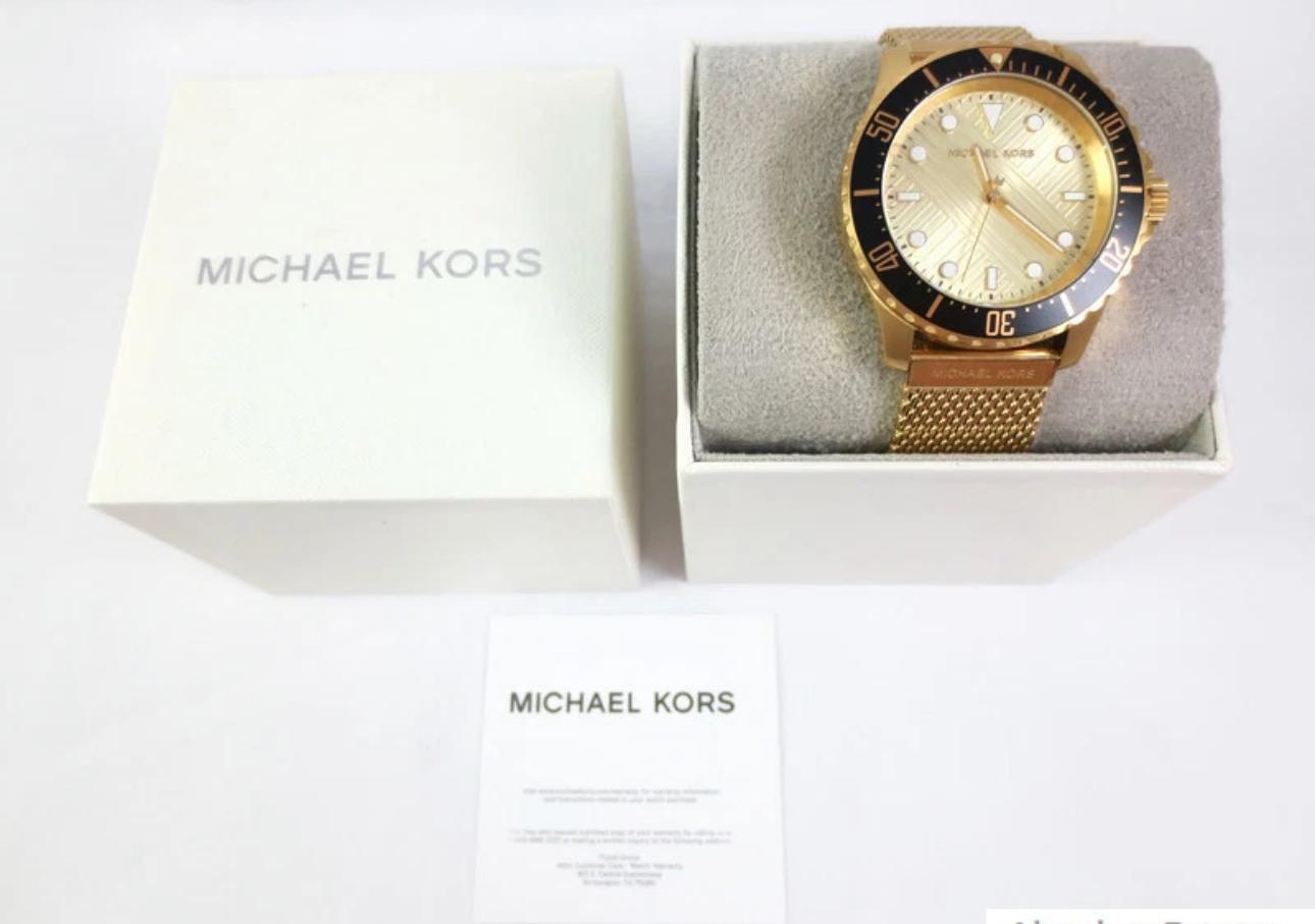 RELOJ MICHAEL KORS DE HOMBRE DORADO NUEVO Foto 7277082-4.jpg