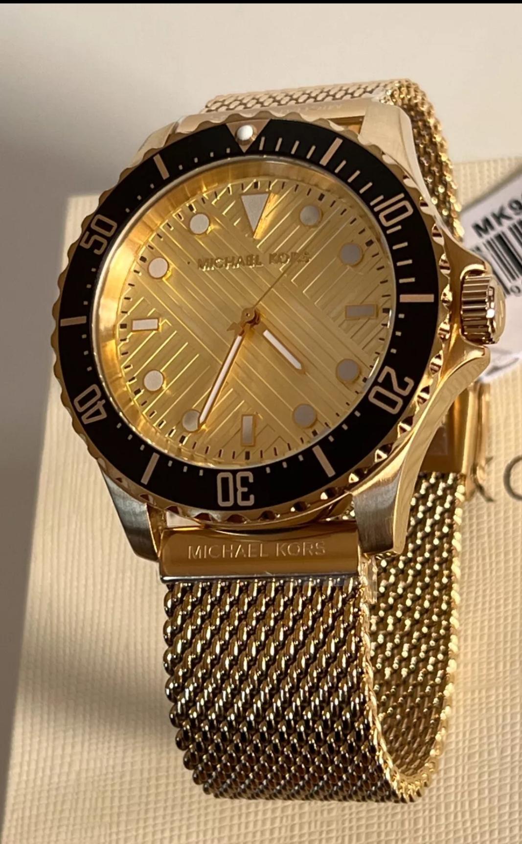 RELOJ MICHAEL KORS DE HOMBRE DORADO NUEVO Foto 7277082-6.jpg