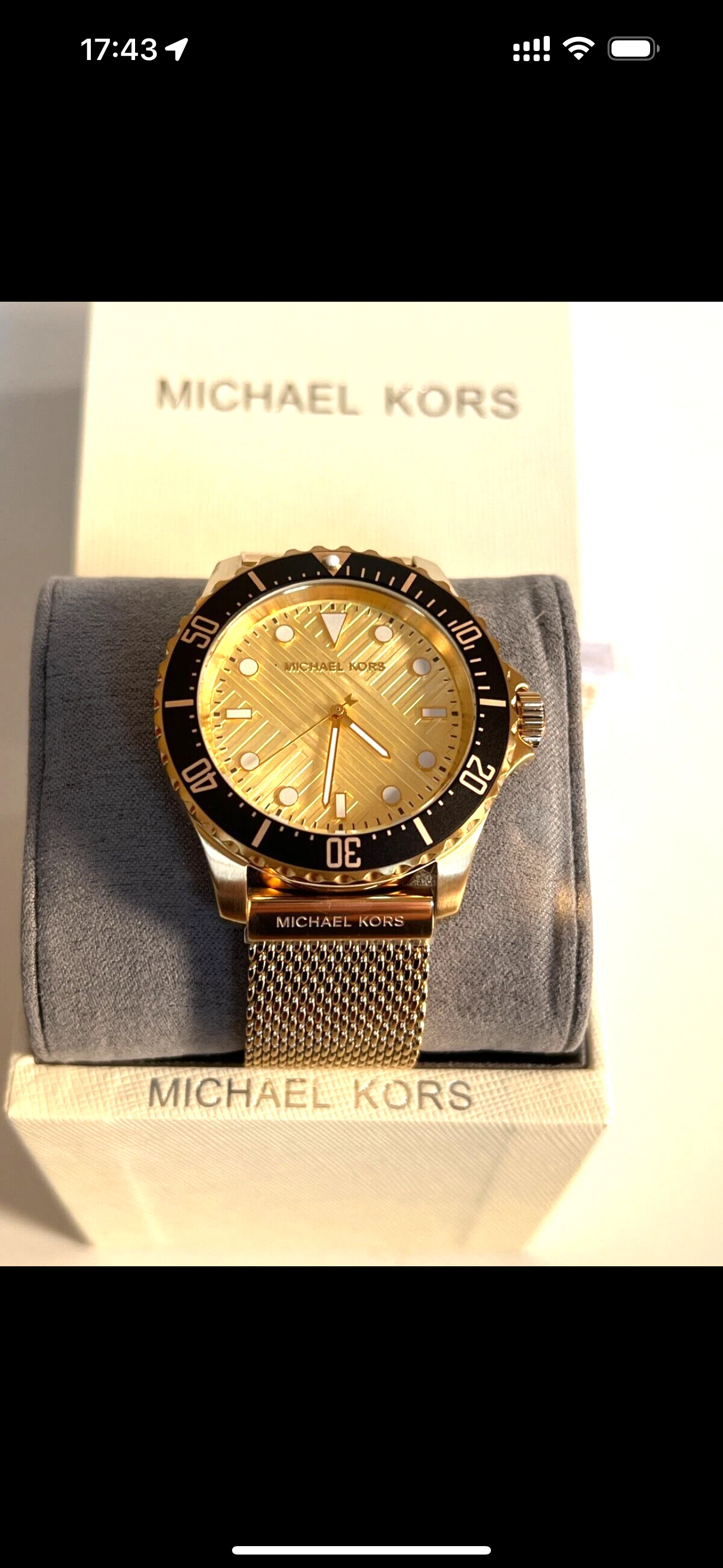 RELOJ MICHAEL KORS DE HOMBRE DORADO NUEVO Foto 7277082-8.jpg