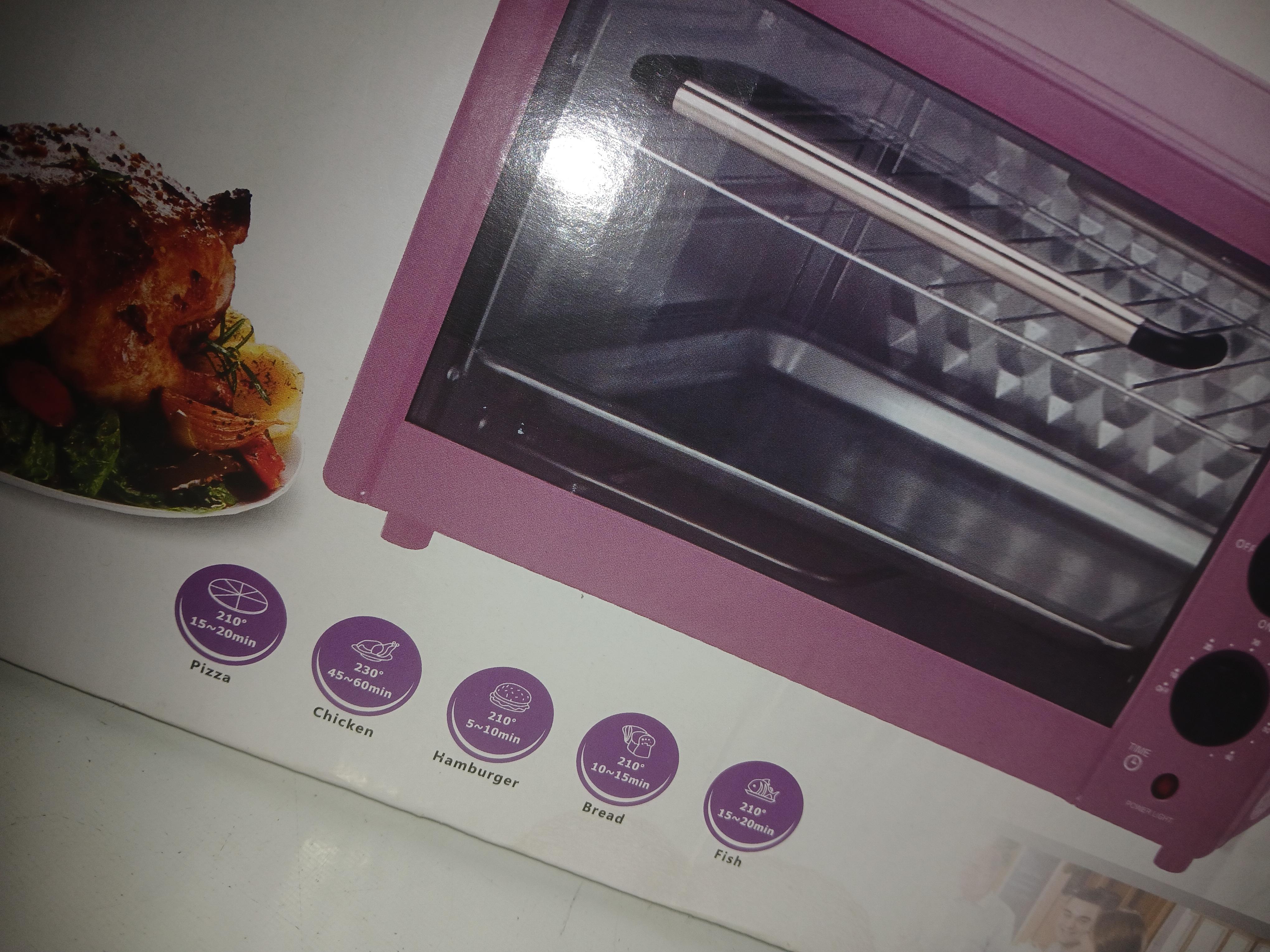 Horno eléctrico nuevo color rosa barbie  Foto 7277103-6.jpg