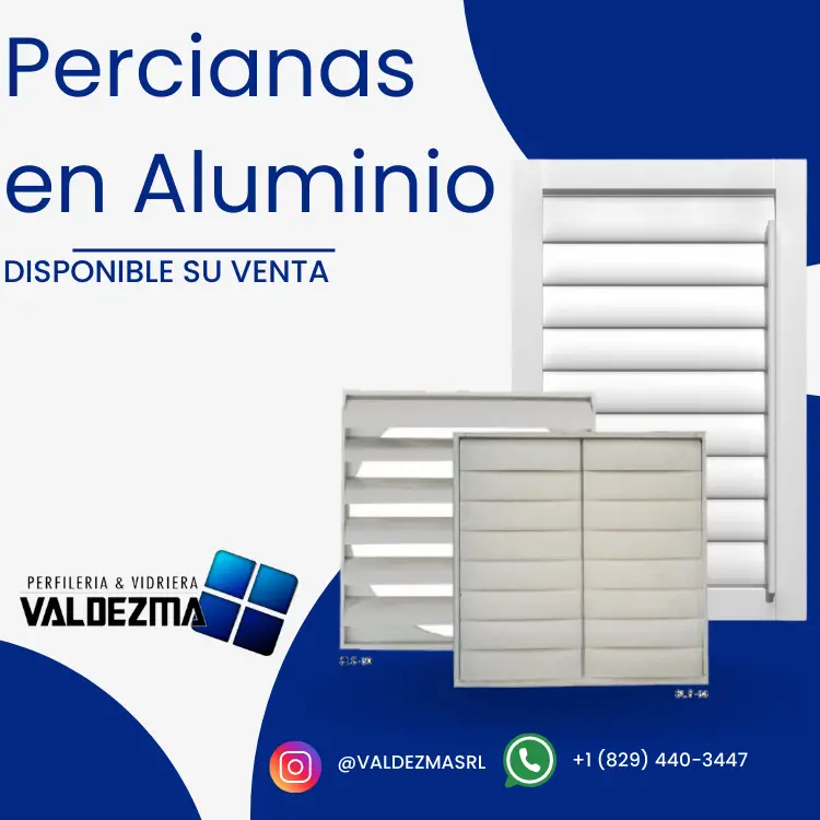 PERCIANAS DE ALUMINIO DISPONIBLE DE VALDEZMA  Foto 7277133-1.jpg