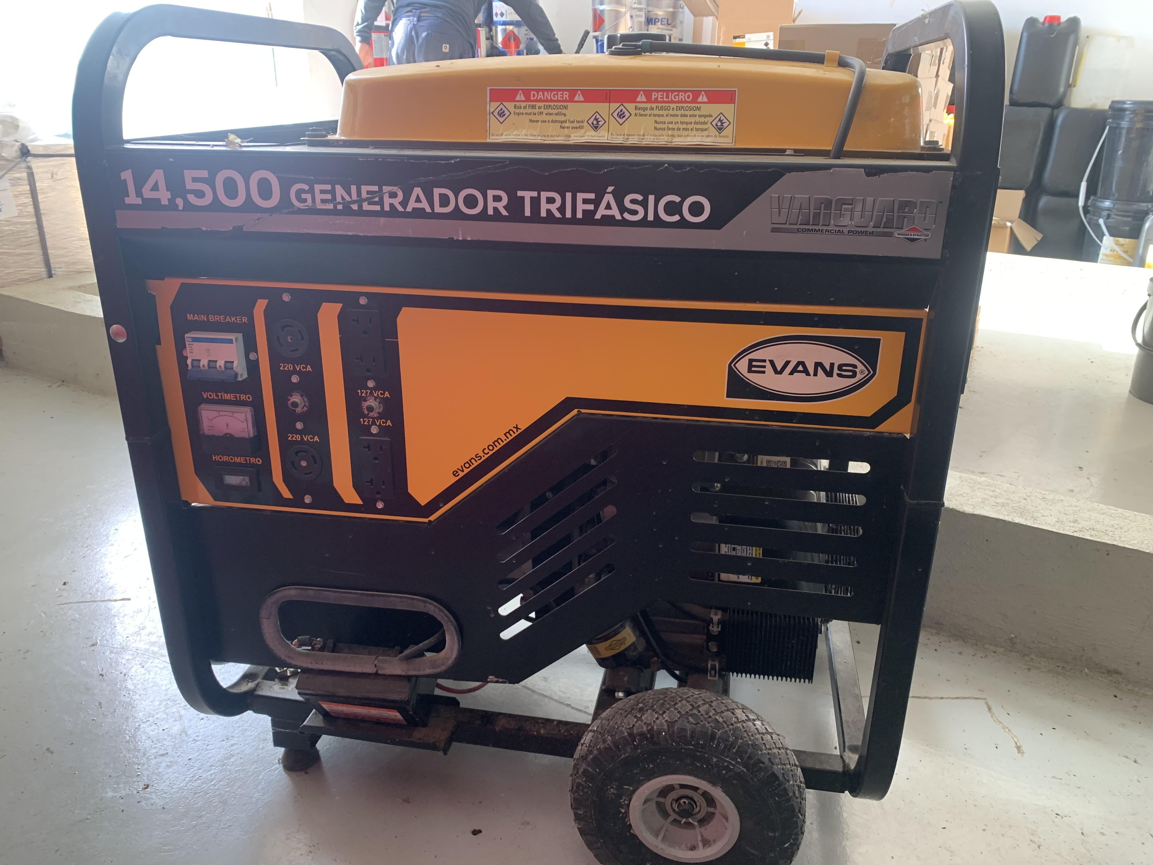 Generador  trifasico Evans 13 KW  Foto 7277155-1.jpg