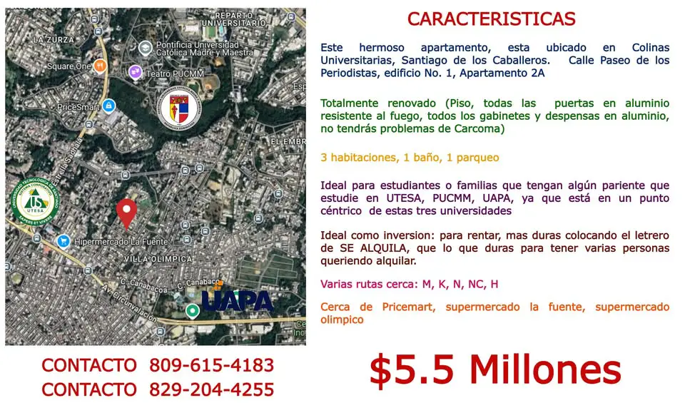 VENDO HERMOSO APARTAMENTO EN SANTIAGO DE LOS CABALLEROS Foto 7277297-13.jpg