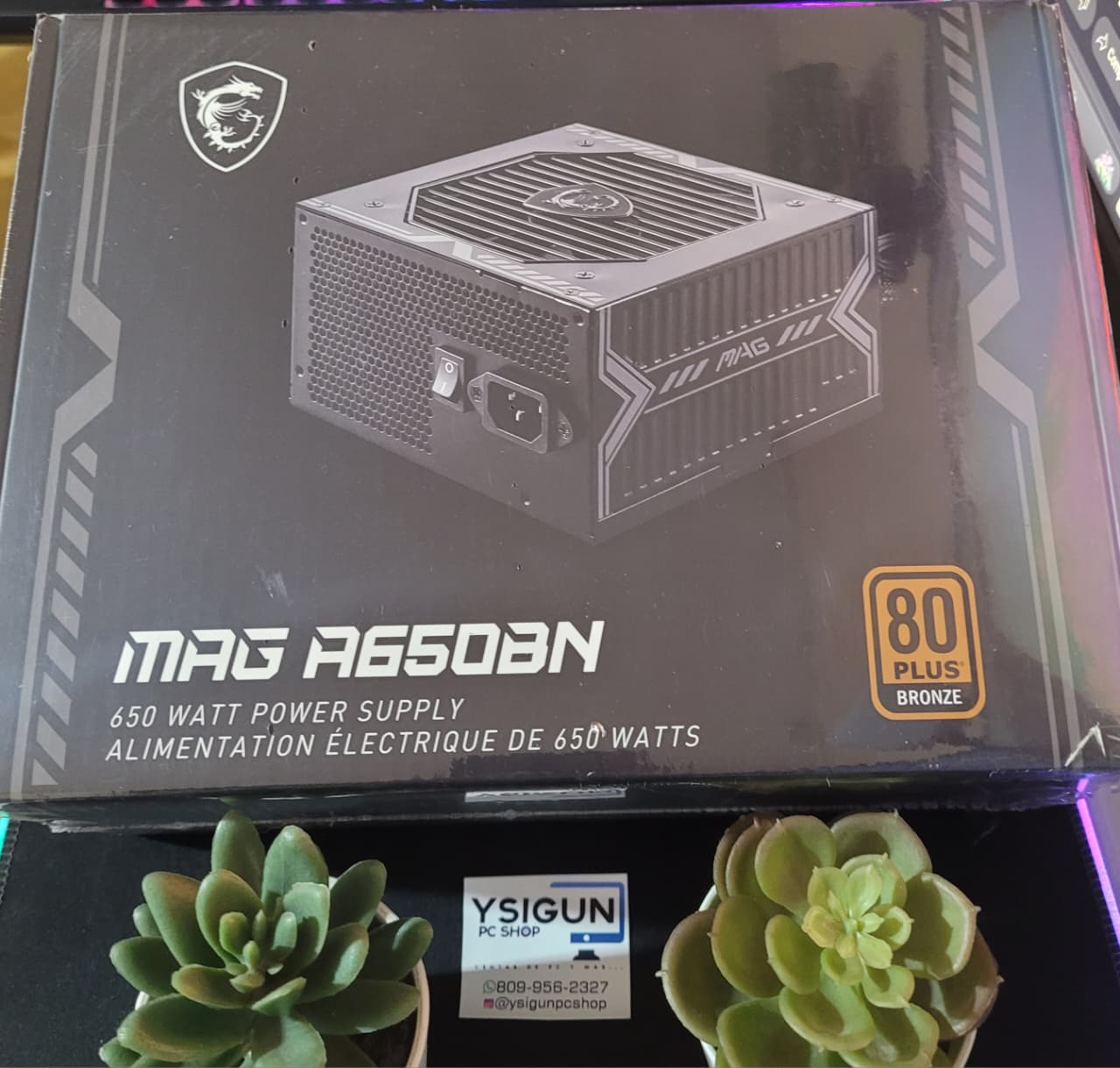 power supplay MAG MSI 650W 80 plus bronce nuevo y sellado Foto 7277486-3.jpg