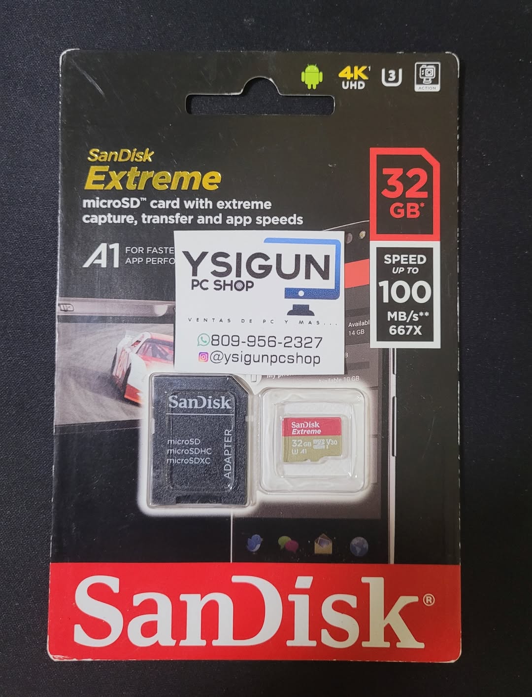 SANDISK SD 32GB HASTA 4K PARA DRONES Y VIDEOS DE ALTA CALIDAD Foto 7277491-1.jpg