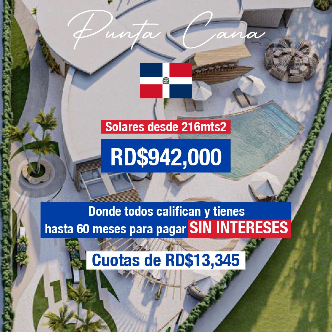 Invierte donde todos quieren vacacionar ???? Solares en Punta Cana des Foto 7277613-1.jpg