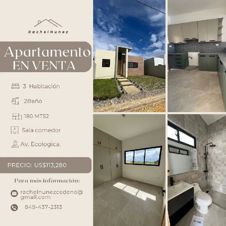 Apartamento de 3 Habitaciones en Venta en la Av. Ecologica. Foto 7277849-1.jpg