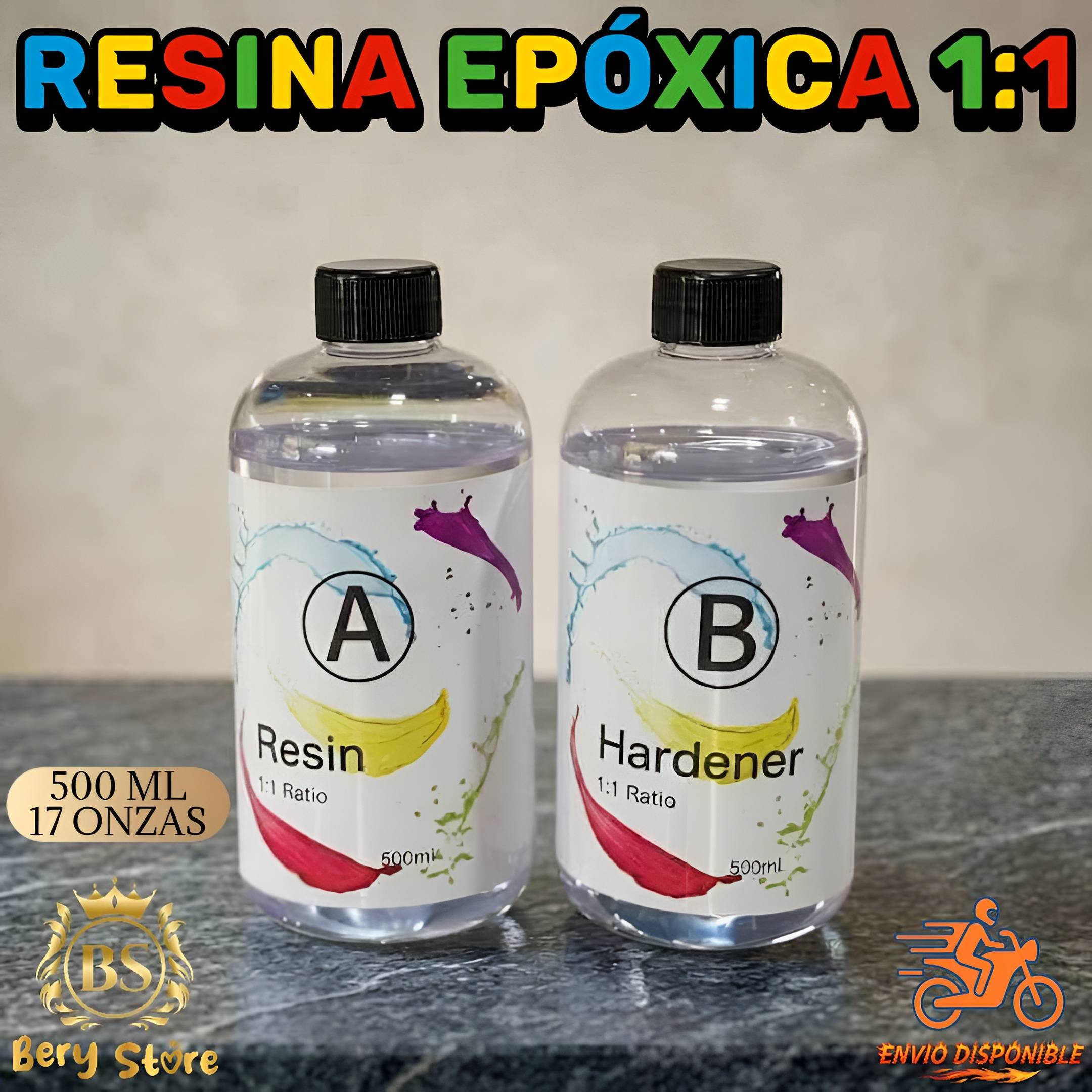 RESINA EPOXICA 1 A 1  RESINA EPOXY  RESINA PARA MANUALIDADES  RENINA P Foto 7278351-10.jpg