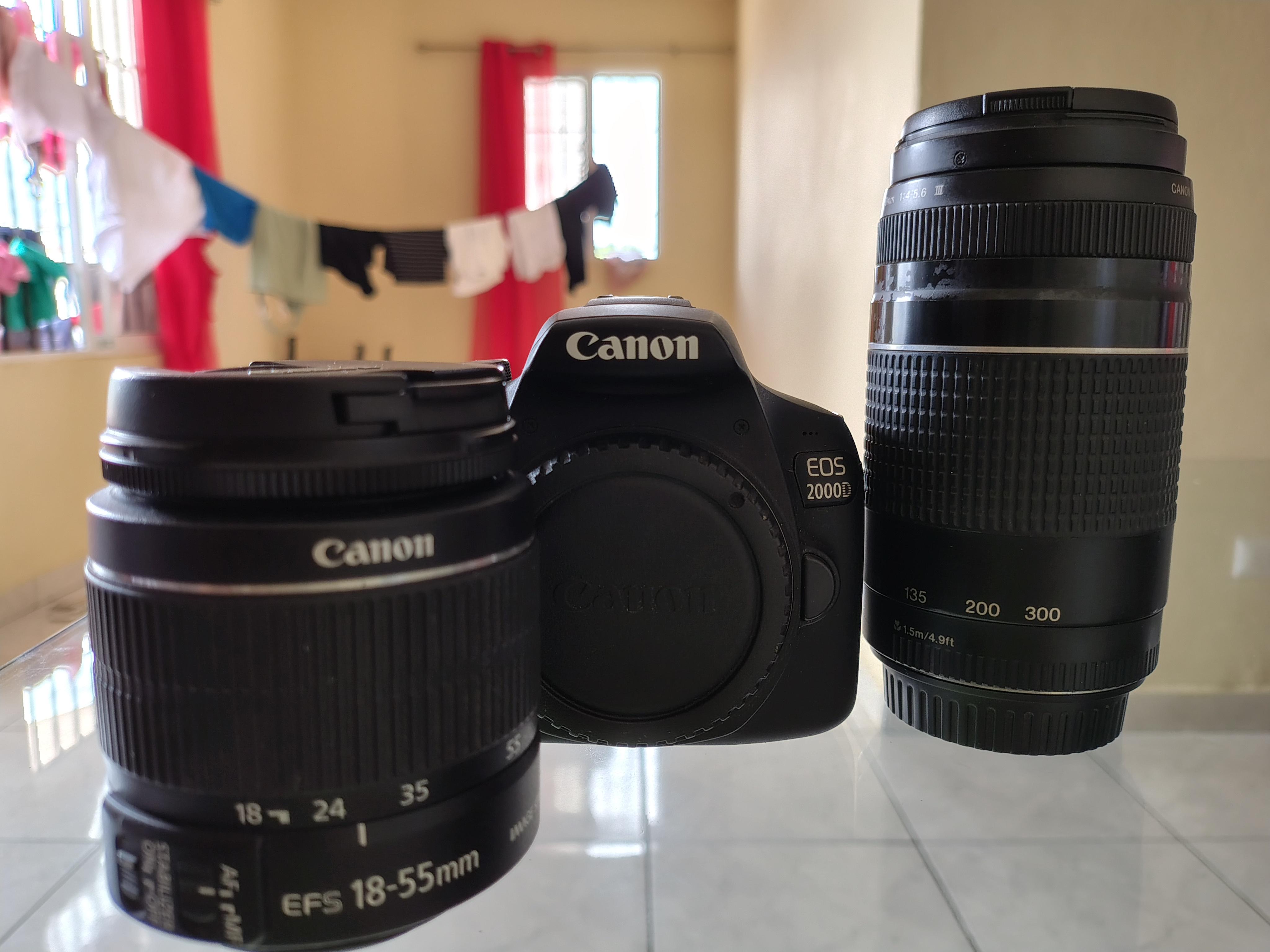  Canon 2000D  Lentes 18-55 y 75-300mm Original – Excelente estado Foto 7278839-4.jpg