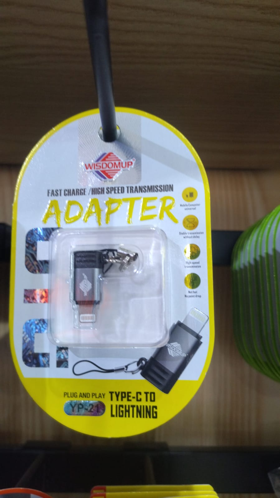 ADAPTADOR OTG TYPE C TO LIGHTNING WISDOMUP YP21 Foto 7279178-1.jpg