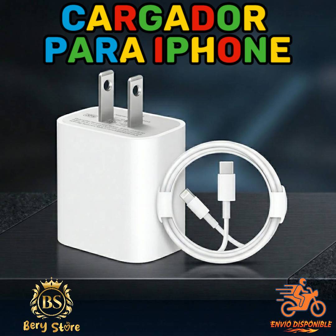 CARGADOR PARA IPHONE ORIGINAL CARGA RAPIDA / CARGADOR DE IPHONE / CARG Foto 7279462-8.jpg