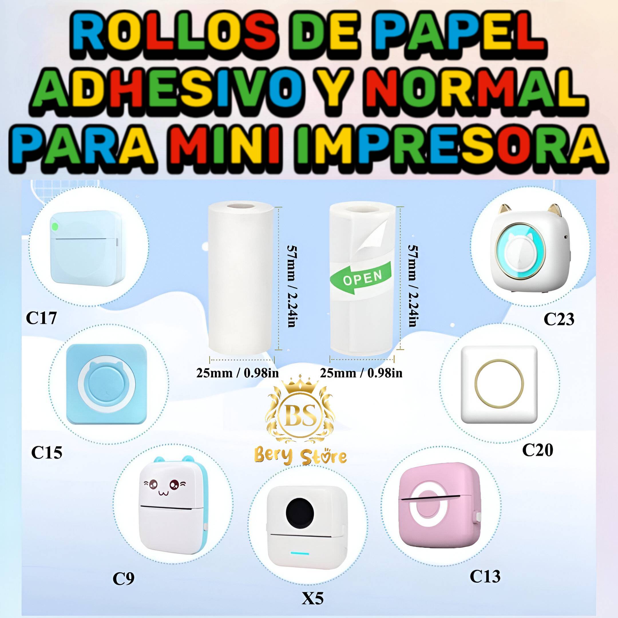 ROLLOS DE PAPEL PARA MINI IMPRESORAS TERMICA / MINI IMPRSORA TERMICA / Foto 7279486-1.jpg