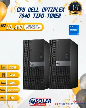 CPU Dell Optiplex 7040 tipo tower Foto 7281643-1.jpg