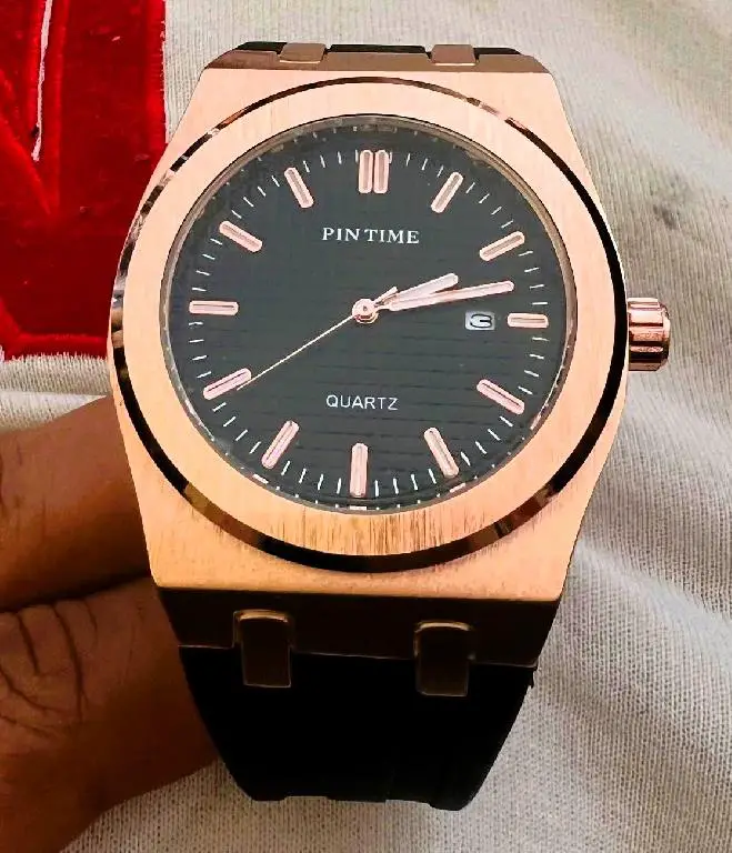 Reloj Pin Time rosé Gold pulsera silicona Ace/inox Foto 7282039-1.jpg