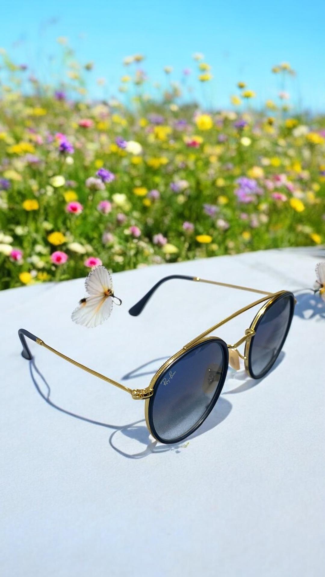 Lente RayBan Round Double Bridge cristal Azul Claro Foto 7282089-4.jpg