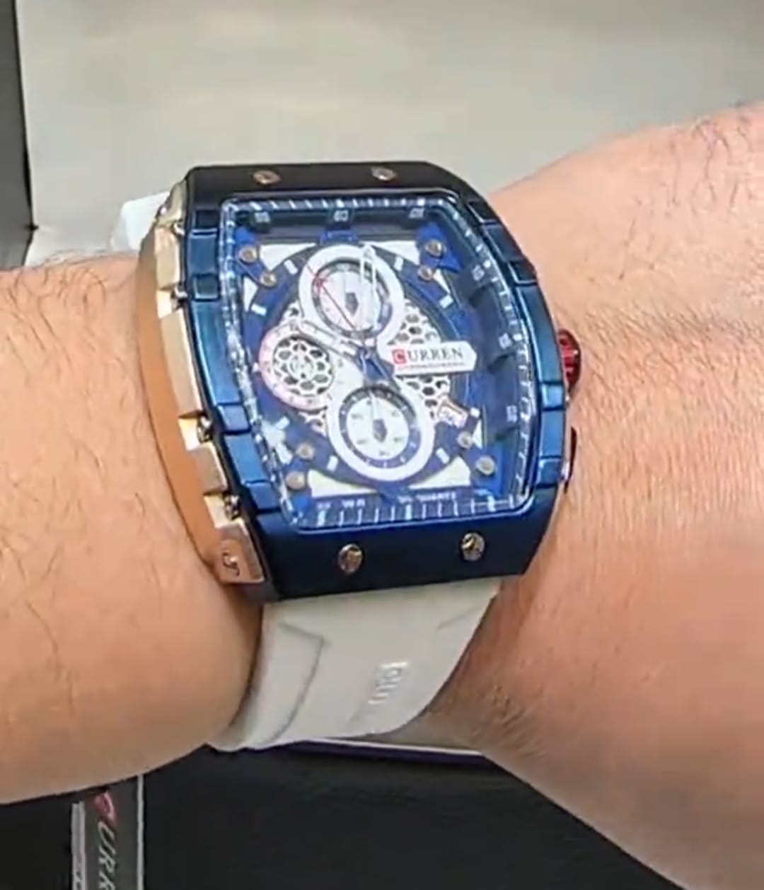 Reloj Curren estilo militar-deportivo Cronografo fechero mov Cuarzo Ja Foto 7282196-5.jpg