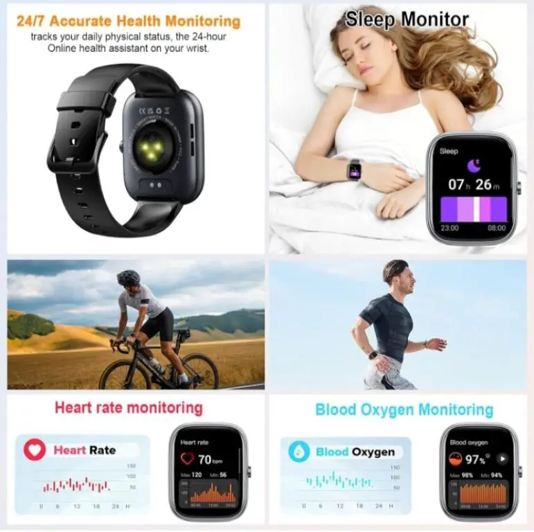 GloryFit Reloj Inteligente con 9 correas  Foto 7282305-10.jpg
