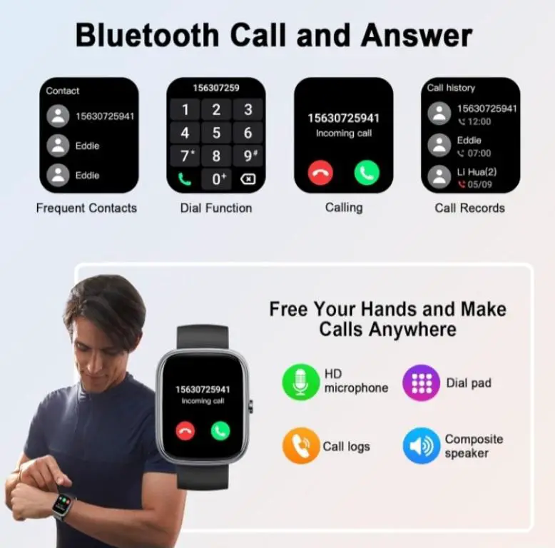 GloryFit Reloj Inteligente con 9 correas  Foto 7282305-7.jpg