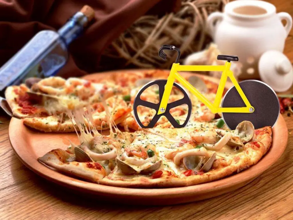 Cortador de pizza en forma de bicicleta  Foto 7282307-3.jpg