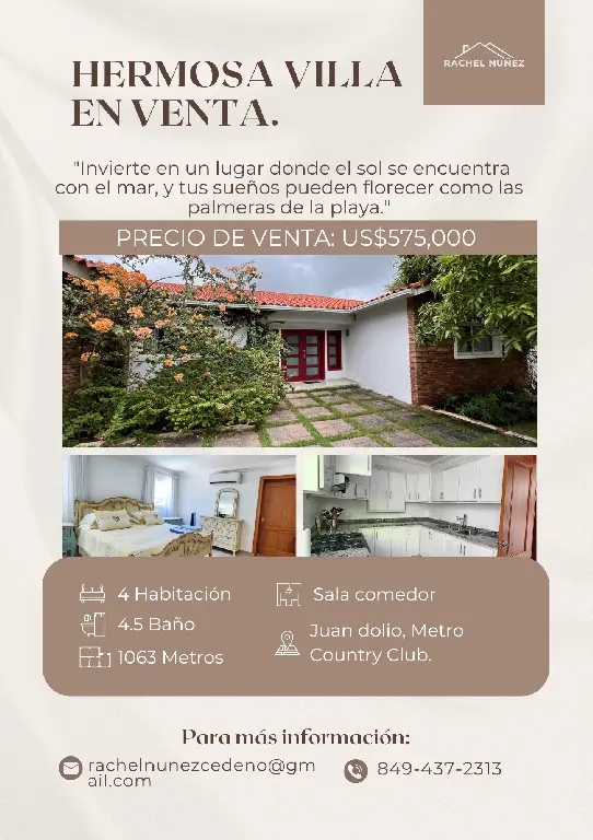 Villa en Venta en Juan Dolio. Foto 7282407-1.jpg