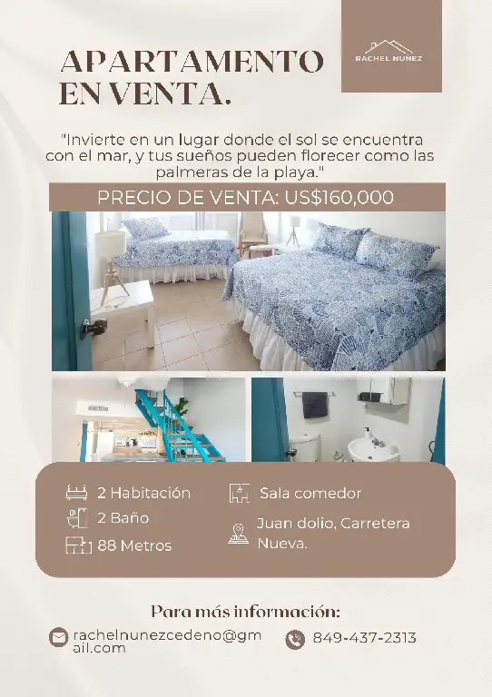 Apartamento de 2 Habitaciones en Venta en Juan Dolio.  Foto 7282409-1.jpg