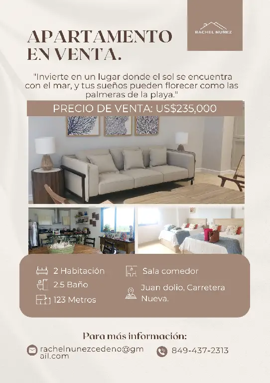 Apartamento de 2 Habitaciones en Venta en Juan Dolio.  Foto 7282412-1.jpg