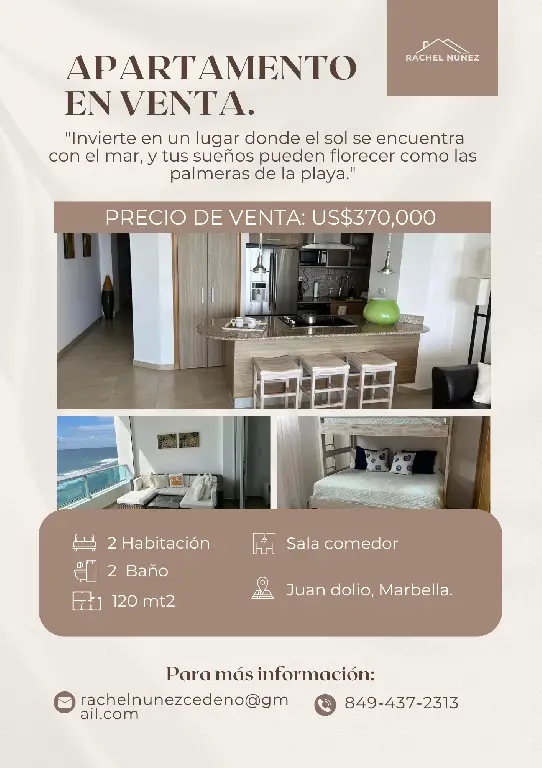 Apartamento de 2 Habitaciones en Venta en Juan Dolio.  Foto 7282453-1.jpg