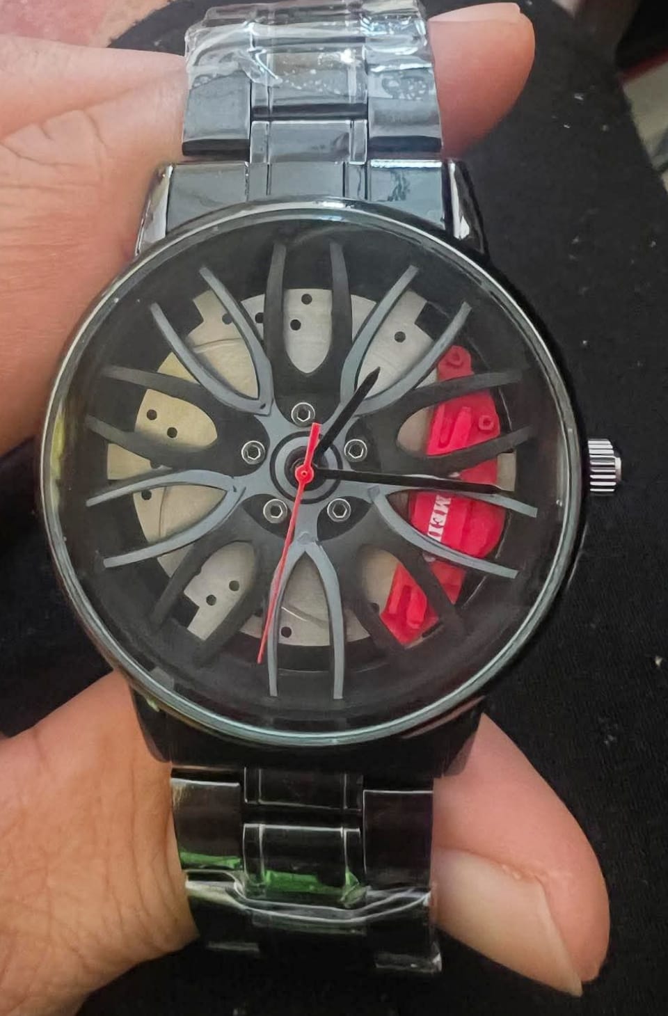 Reloj Racing 46mm Diseño 3D con aro y disco de freno. Foto 7282556-1.jpg
