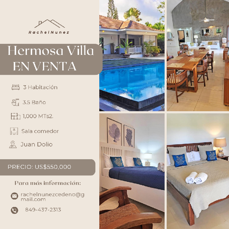 Villa en Venta en Juan Dolio. Foto 7283024-1.jpg