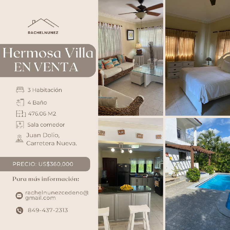 Villa en Venta en Juan Dolio. Foto 7283047-1.jpg
