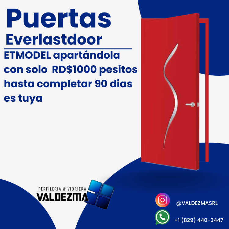 PUERTAS EVERLASTDOORS DISPONIBLES ETMODEL SEPARALA CON 1000 PESITOS Foto 7283474-1.jpg