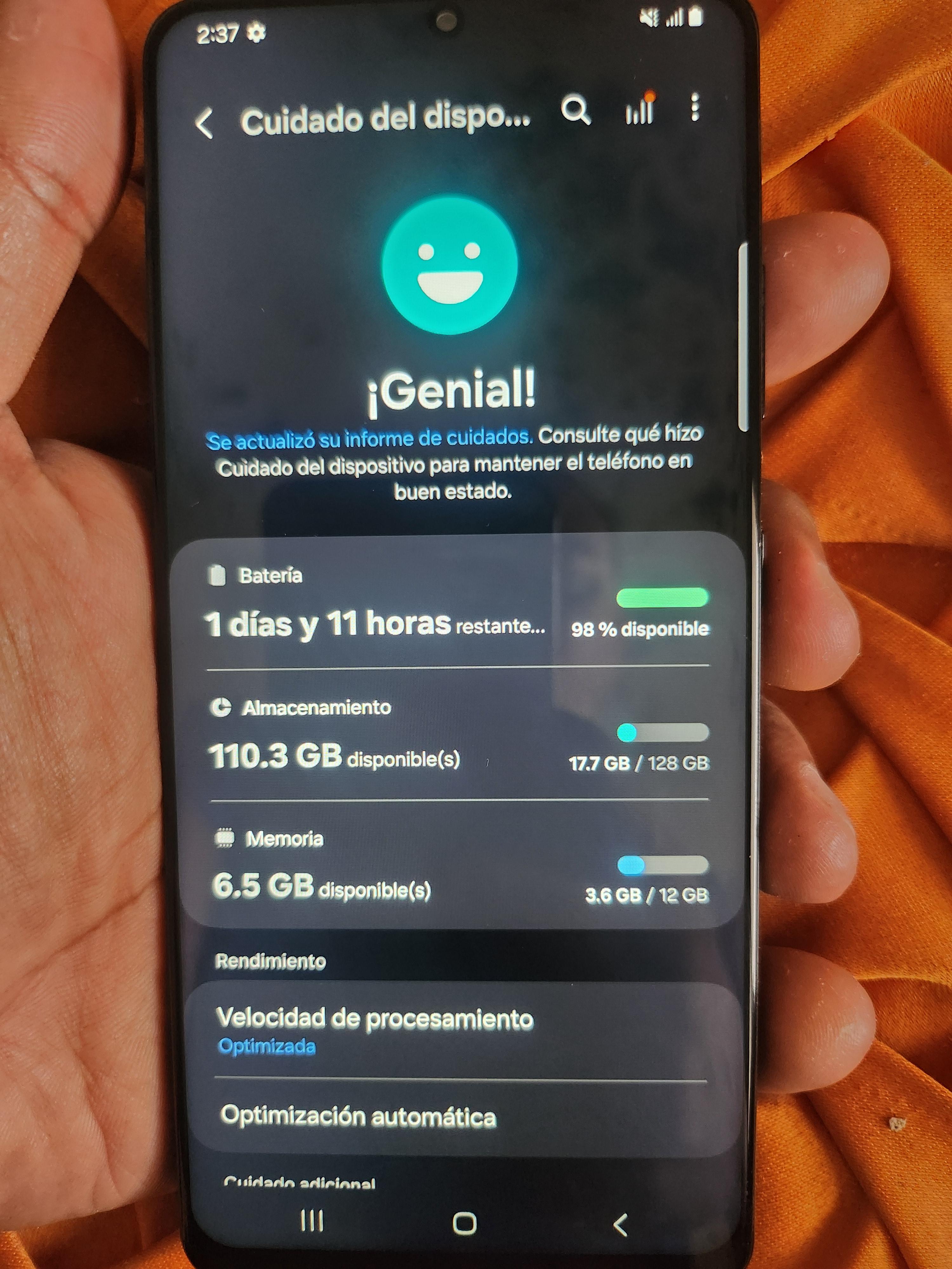Samsung galaxy S21 ultra de 128gb y 12gb de ram desbloqueado con su ca Foto 7284253-2.jpg