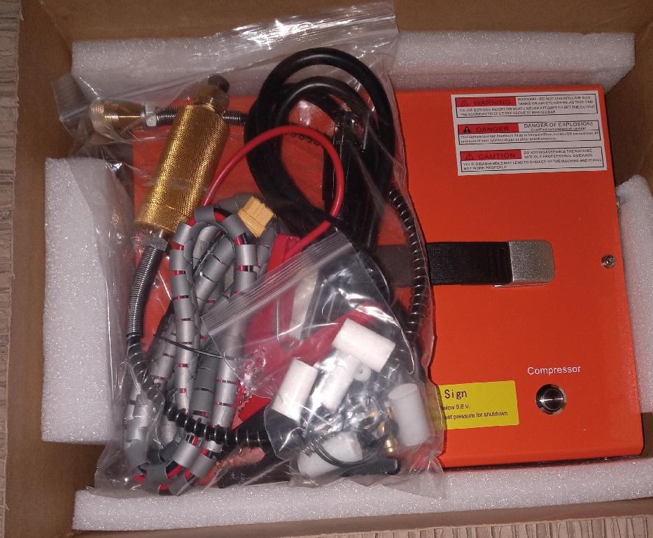COMPRESOR PCP DE 4500PSI 300BAR RIFLE  Foto 7284616-2.jpg